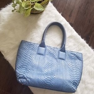 Haley Flitter python purse